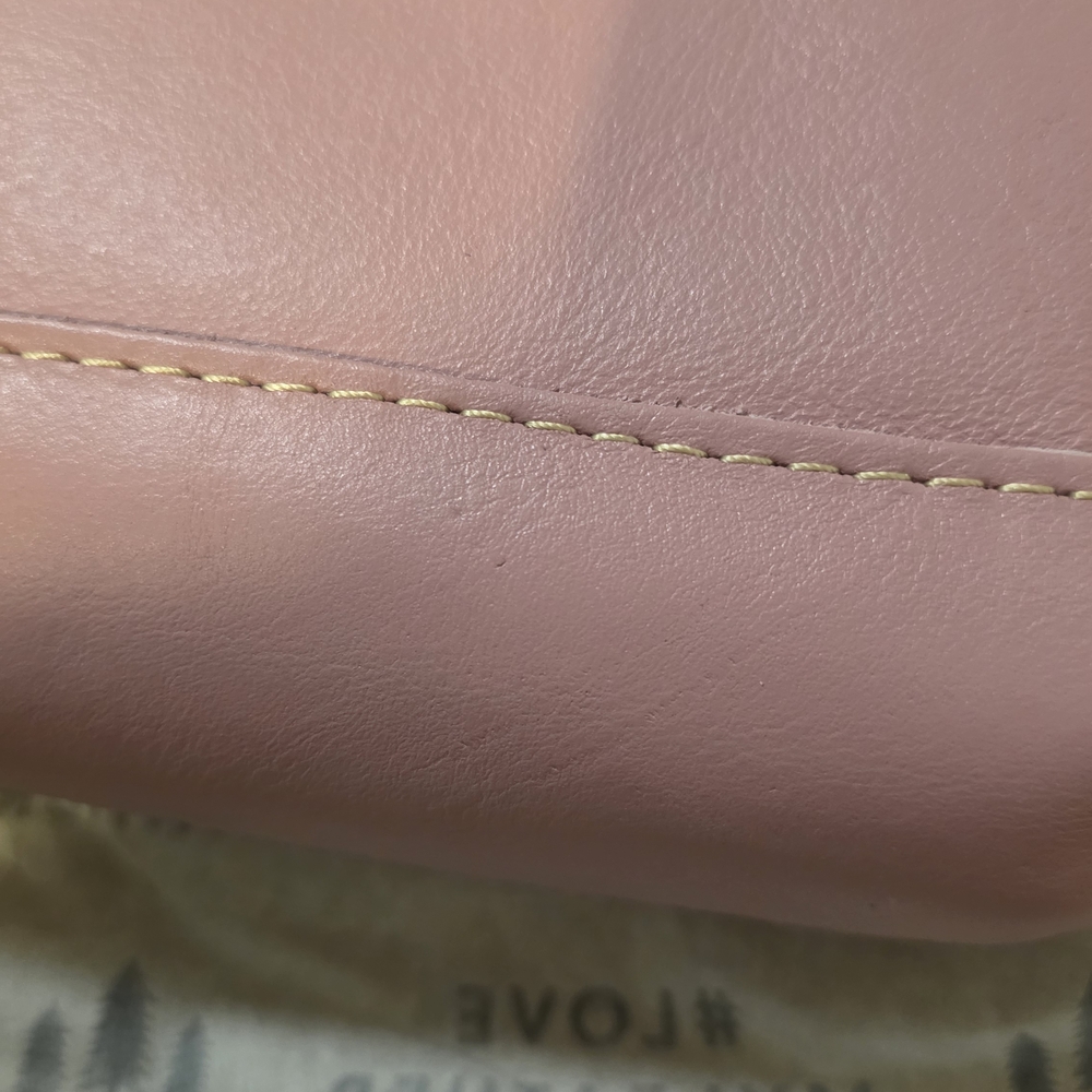 Portland Leather Blush Crossbody Bag - Picture 4 of 9